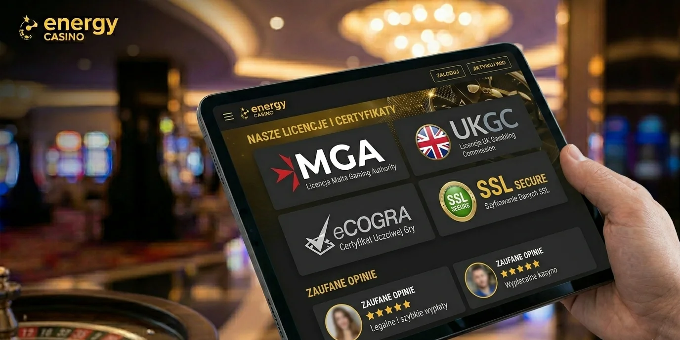 Licencje i certyfikacje Energy Casino MGA