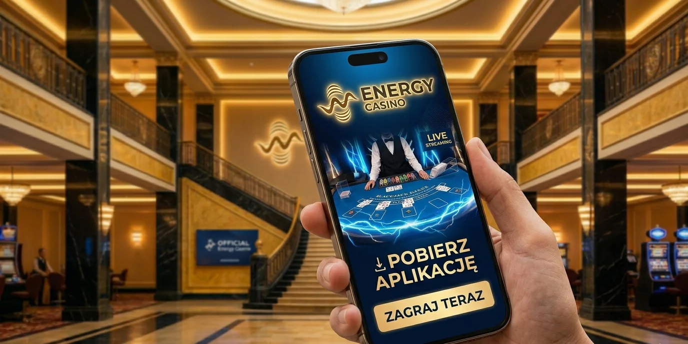 Energy Casino aplikacja mobilna – Live Blackjack na telefonie